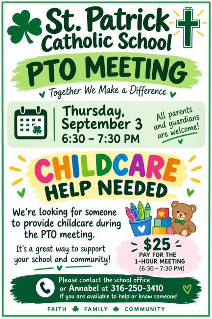 Sept 26 PTO Meeting